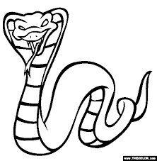 king cobra coloring page