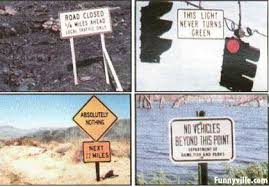 funny signs