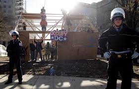 of the Occupy DC protest