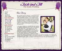 sample wedding websites