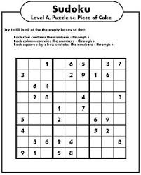 printable sudoku puzzles