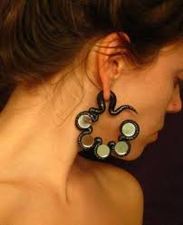 gauged earrings