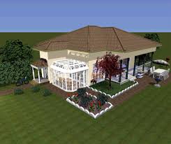 هياكل للبيوت من الخارج(فيلات) House_c_frontyard_01_ray