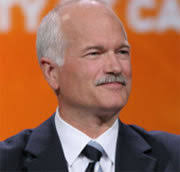 The NDP leader, Jack Layton,