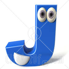 Scavenger Hunt! - Page 8 54655-Royalty-Free-RF-Clipart-Illustration-Of-A-3d-Blue-Letter-J-With-Eyes-And-A-Mouth