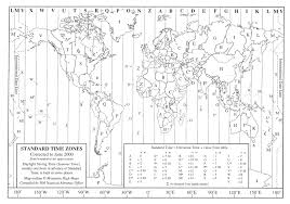 World Time Zone Map