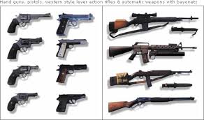 guns pistols