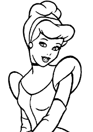 cinderella coloring pages