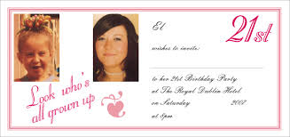 21st invitations