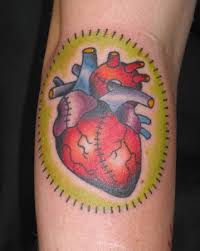 real heart tattoo pictures