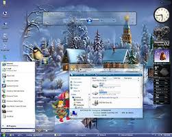 christmas desktop themes