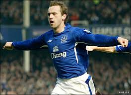 James McFadden celebrates the