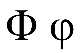 greek letter phi