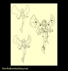 how to draw fairies