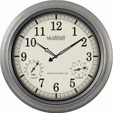 Outdoor Atomic Wall Clock