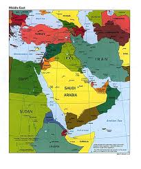 middle east map