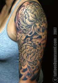 japanese chrysanthemum tattoo