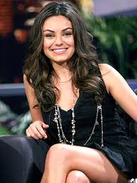 Mila Kunis up skirt