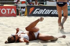girls beach volleyball