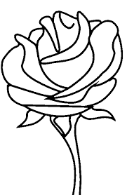 rose coloring pictures