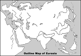 eurasia map outline