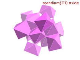 scandium oxide, scandium oxide (Sc2O3), scandium(III) oxide, discandium trioxide, scandia, scandium sesquioxide, scandium(III)-oxid, scandium-III-oxid, scandium(III) oxide, scandiumoxid, CAS# 12060-08-1, EINECS 235-042-0, 