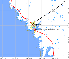 Falcon Lake Estates, TX map