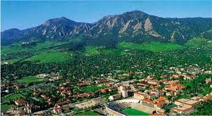 The beautiful town of Boulder.