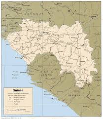 map of guinea