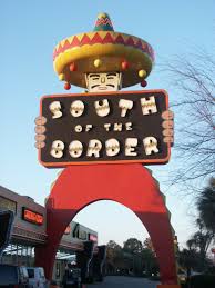 south of the border