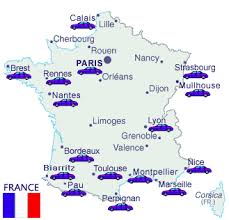 of 16 French cities and