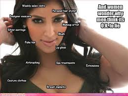 Kim Kardashian no clothes