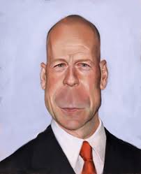 كاريكاتير ممتعة و مضحكة في نفس الوقت Bruce-willis-caricature