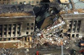collapsed Pentagon wall.
