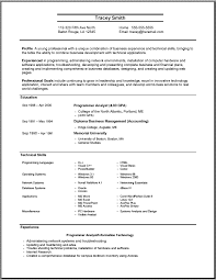 free resume example