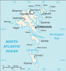 Map of Faroe Islands