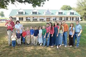 Duggar Family in front of