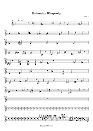 Bohemian Rhapsody  MIDI-Score