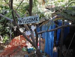 Tents where Jaycee Dugard was