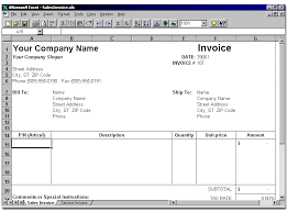invoice sample free