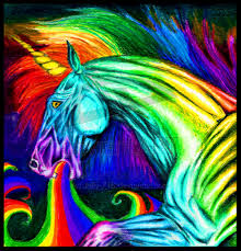 rainbow colors