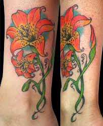 tiger lilies tattoo