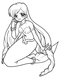mermaid coloring pictures