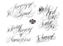 tattoo lettering