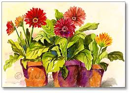 how to paint flowers