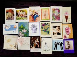 assorted greeting cards