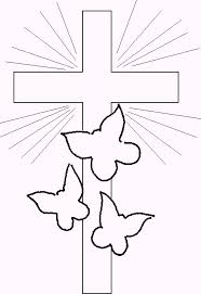 coloring pictures cross