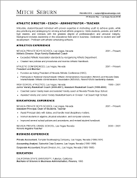 example resume format