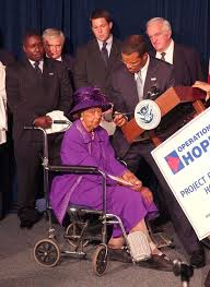 Dr. Dorothy Height talks