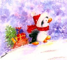 penguin christmas